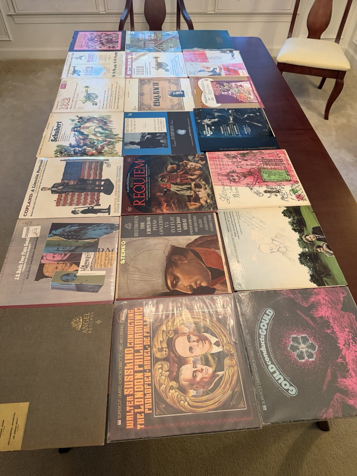 Vintage Classical Vinyl LP Lot 21 Albums 22 Records Mercury Vanguard Angel