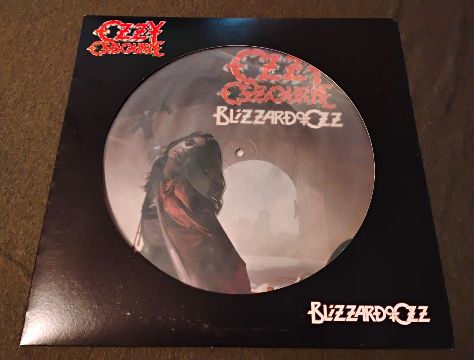 Ozzy Osbourne Blizzard of Ozz Picture Disc Vinyl LP 