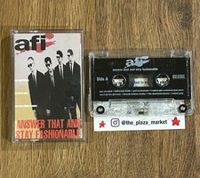AFI Answer That Stay Fashionable Cassette Tape rare 1997 release A Fire Inside picture
