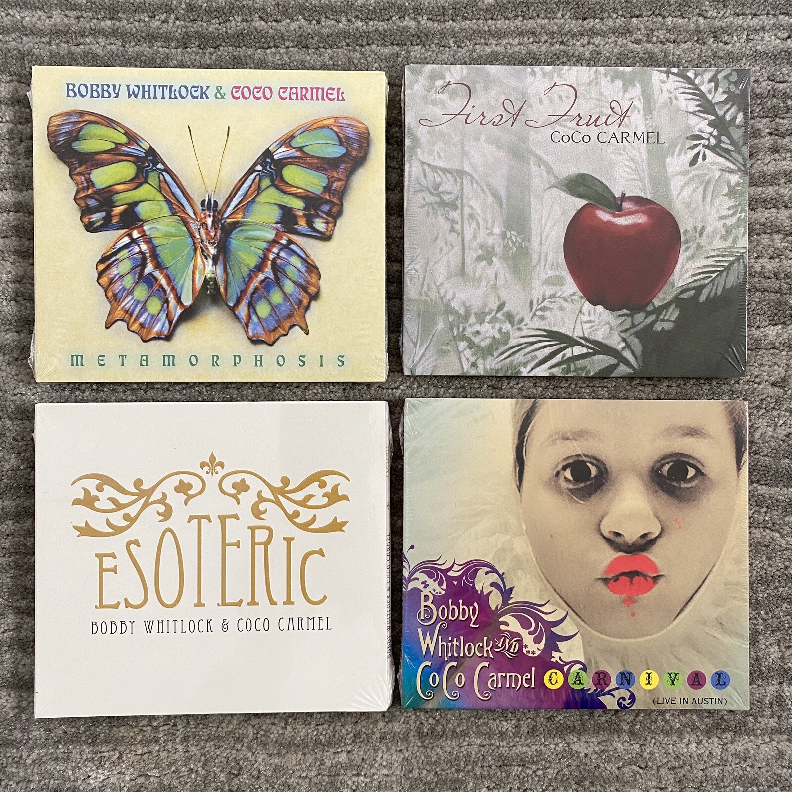 Bobby Whitlock & CoCo Carmel 4 CD Lot ATX Austin TX Derek & the Dominos Layla