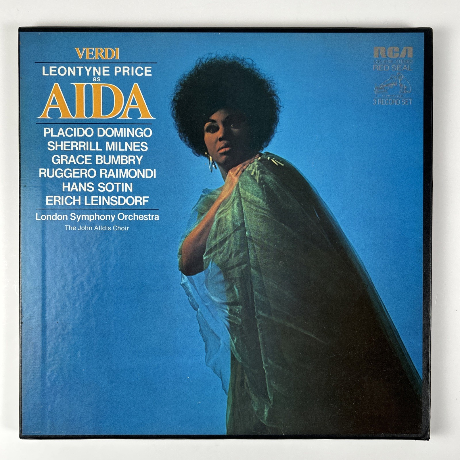 Verdi Leontyne Price Aida LP Record 1971 RCA Red Seal Opera Classic Near Mint 