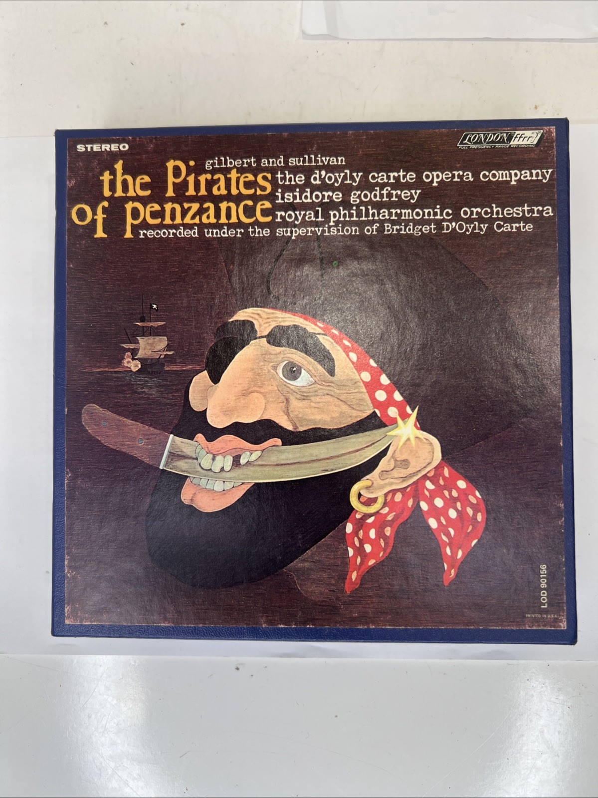 Gilbert And Sullivan -The Pirates Of Penzance Reel Tape 7 ½ IPS DOUBLE