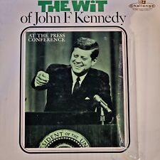 The Wit of John F. Kennedy at the press conference VG+ Cond. Still In Shrink picture
