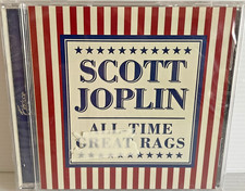 Scott Joplin All Time Great Rags Audio CD Factory Sealed NEW picture