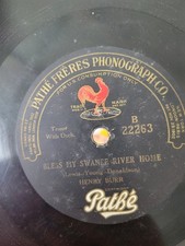 Henry Burr / Lewis James – Bless My Swanee River Home 78 RPM 1920 Pathé Vocal picture