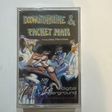 Digital Underground Doowutchyalike & Packet Man + Remixes Rare 1990 OG Cassette  picture