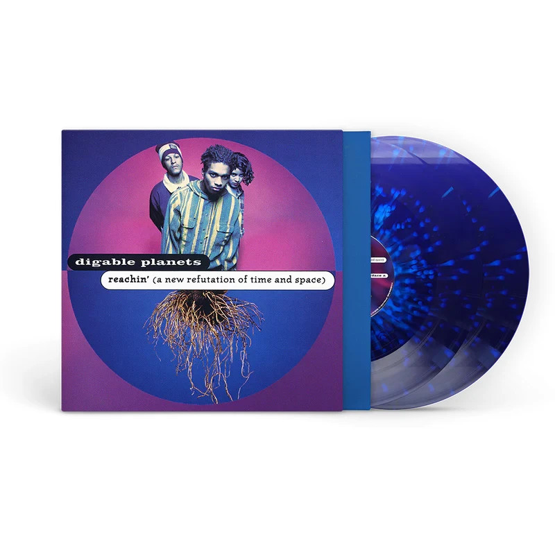Digable Planets Reachin Blue w/ light blue  splatter vinyl NM-