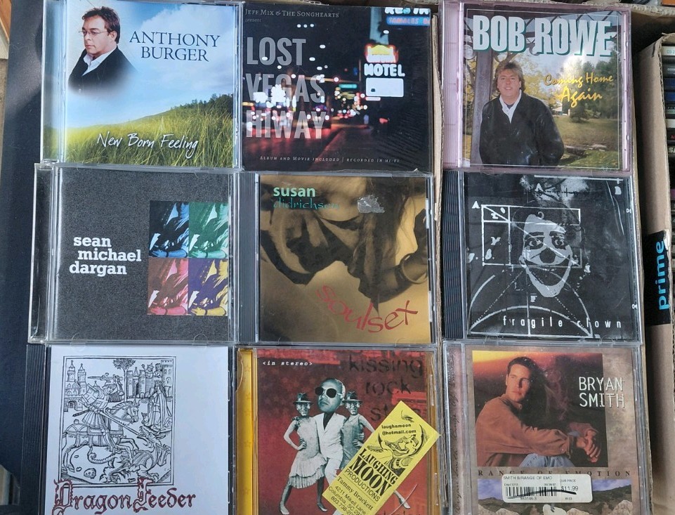 MYSTERY CD LOT #1 - INDEPENDENT RELEASES ALL GENRES - OPEN YOUR 3RD EYE OR SMTH