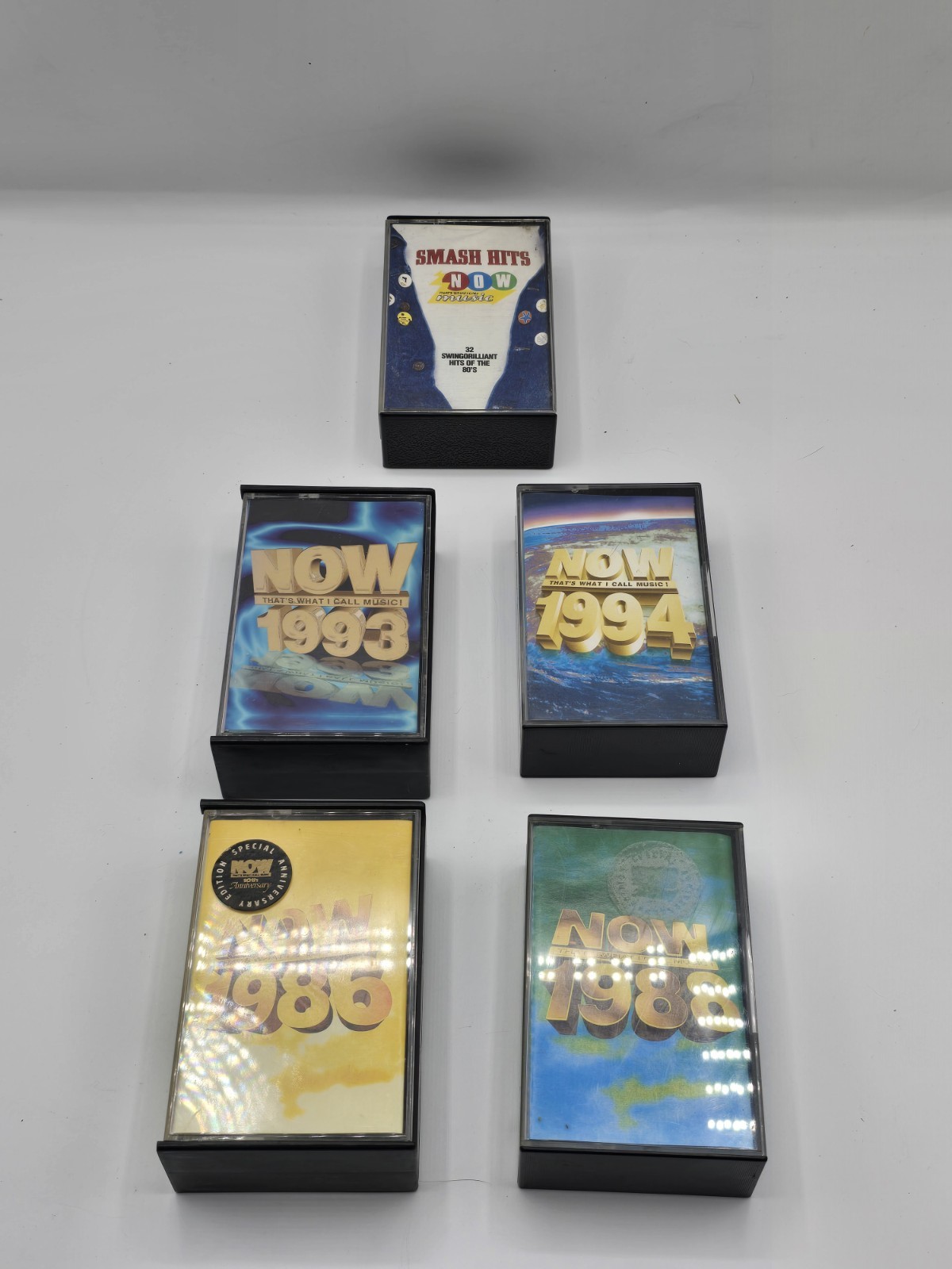 NOW 1986 1988 1993 1994 Smash Hits 80s Cassette Tape Bundle x10 Vintage Music