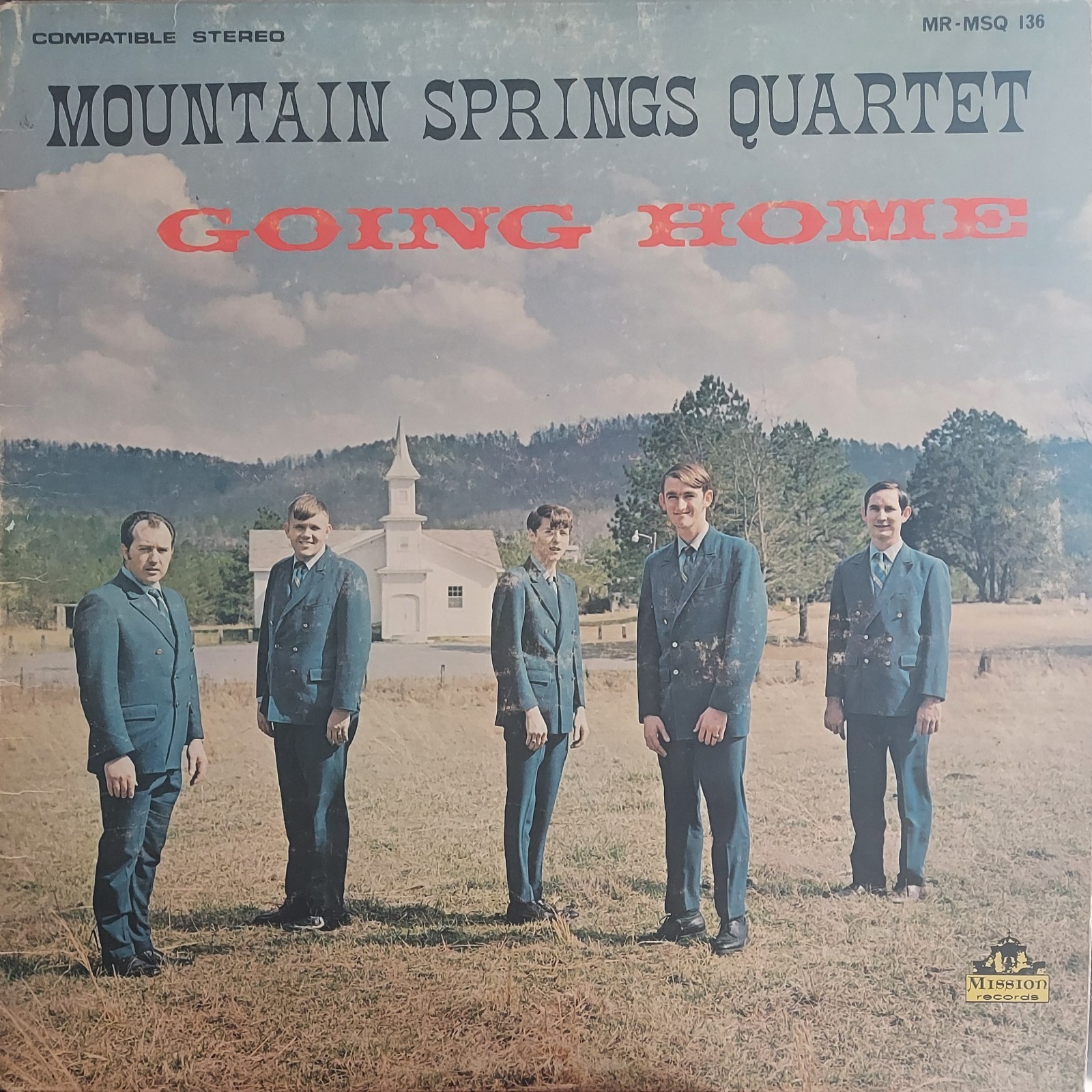 Mountain Springs Quartet Going Home Southern Gospel Music LP RECORD Album