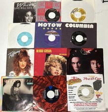 24 records. 45rpm various artists.70s-90s many have never been played. picture