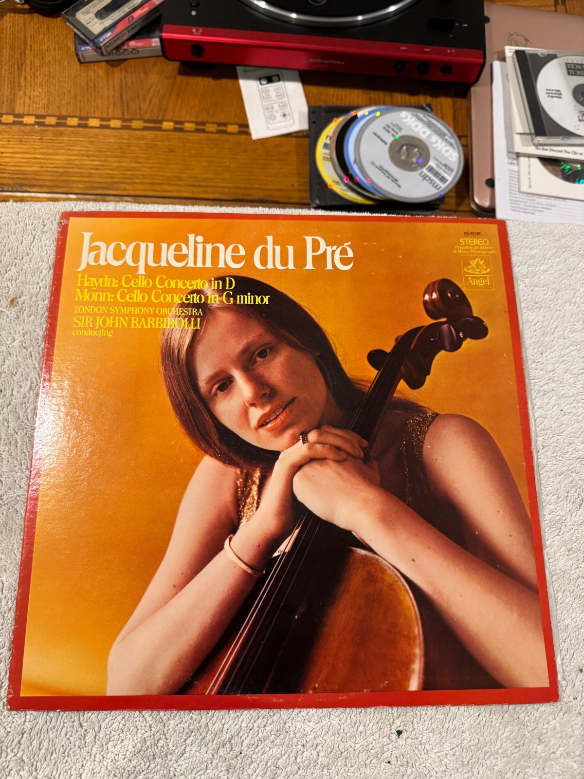 Jacqueline Du Pre - Hayden: Cello Concerto in D LP - GOOD CONDITION W/DUST SLEEV