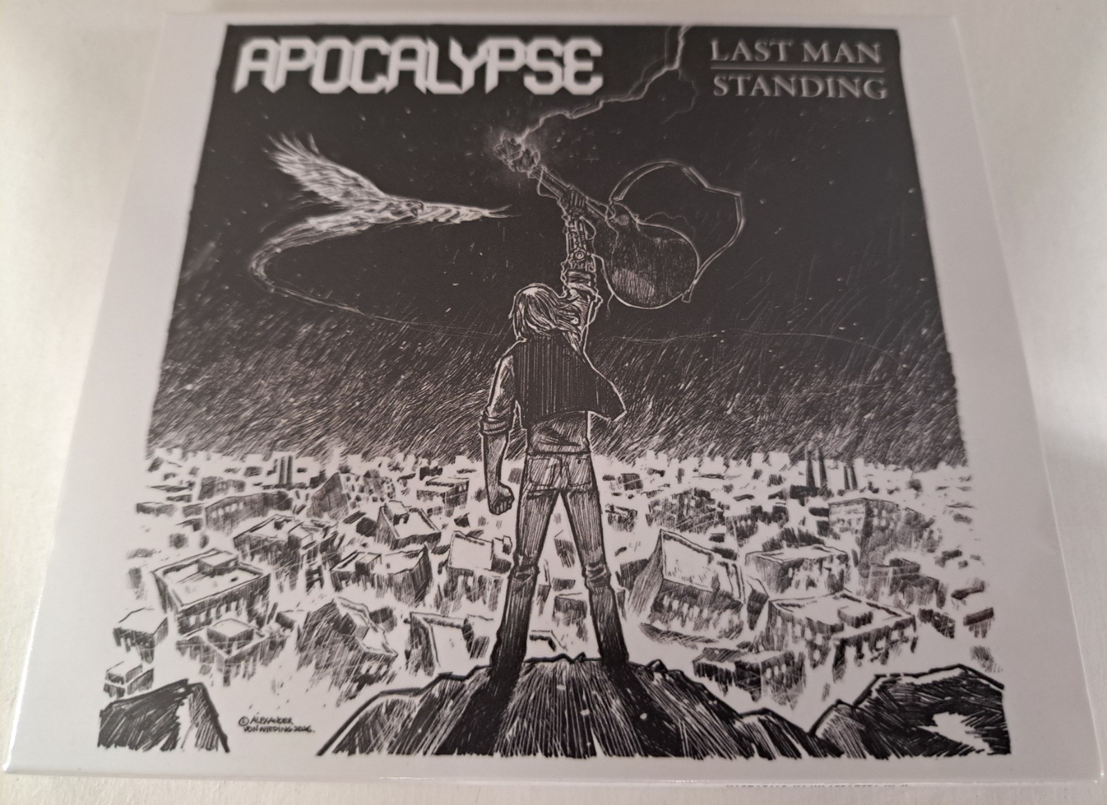 Apocalypse Last Man Standing CD Jewel Case Slipcase Heavy Metal Omega NWOBHM