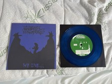 Hideous Mangleus - We Live… You Sleep 7” Blue Vinyl picture