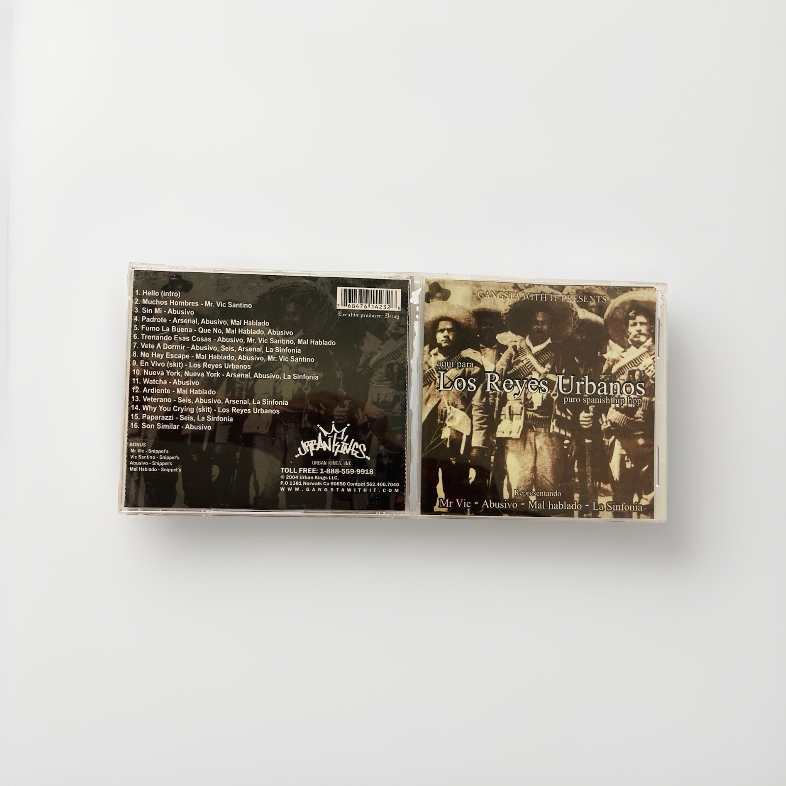Los Reyes Urbanos Vol. 1 spanish Rap CD PURO SPANISH HIPHOP Rare 2004 UK Inc.