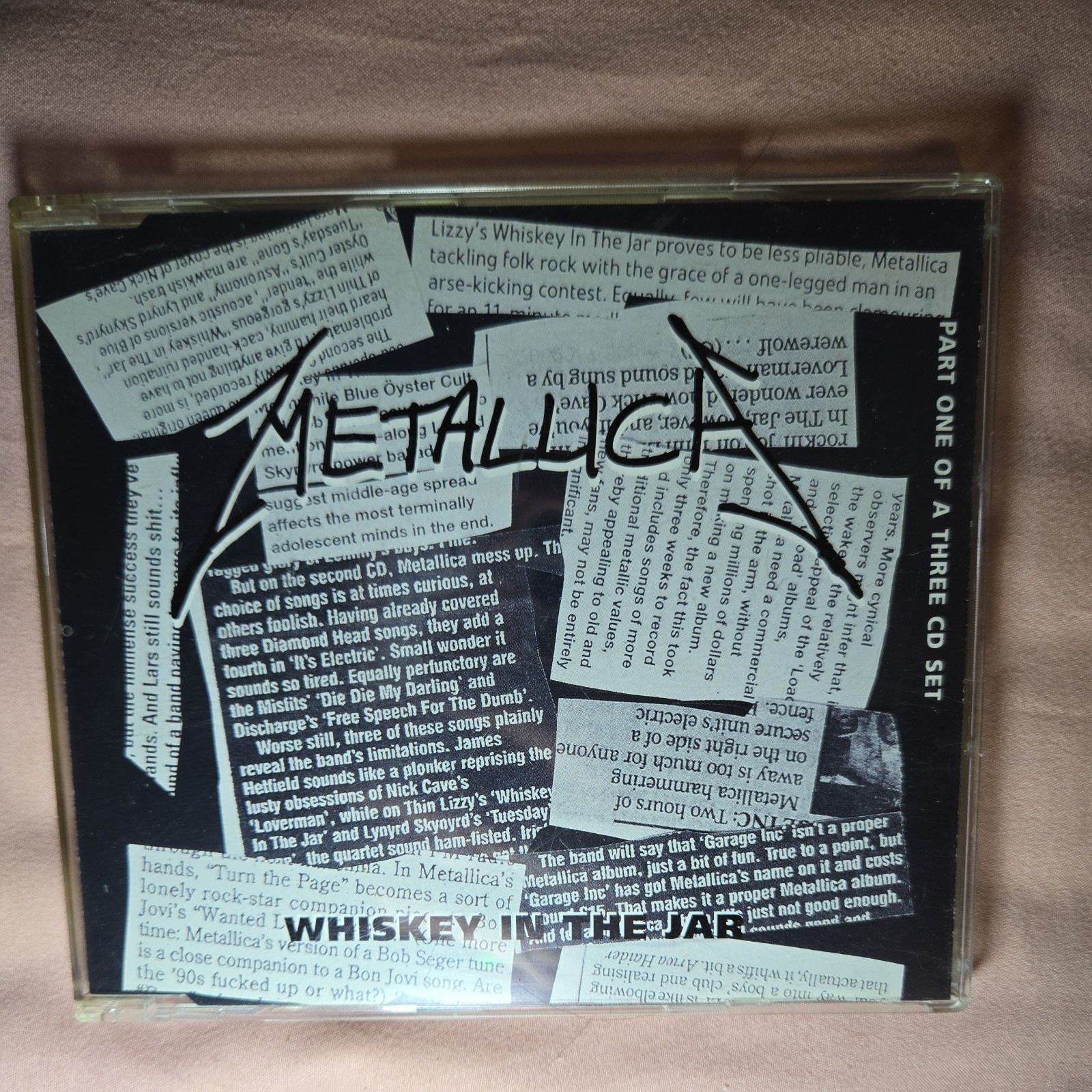 Metallica Whiskey In The Jar Part1 CD Single UK Import 1999 PMDC Vertigo METCD19