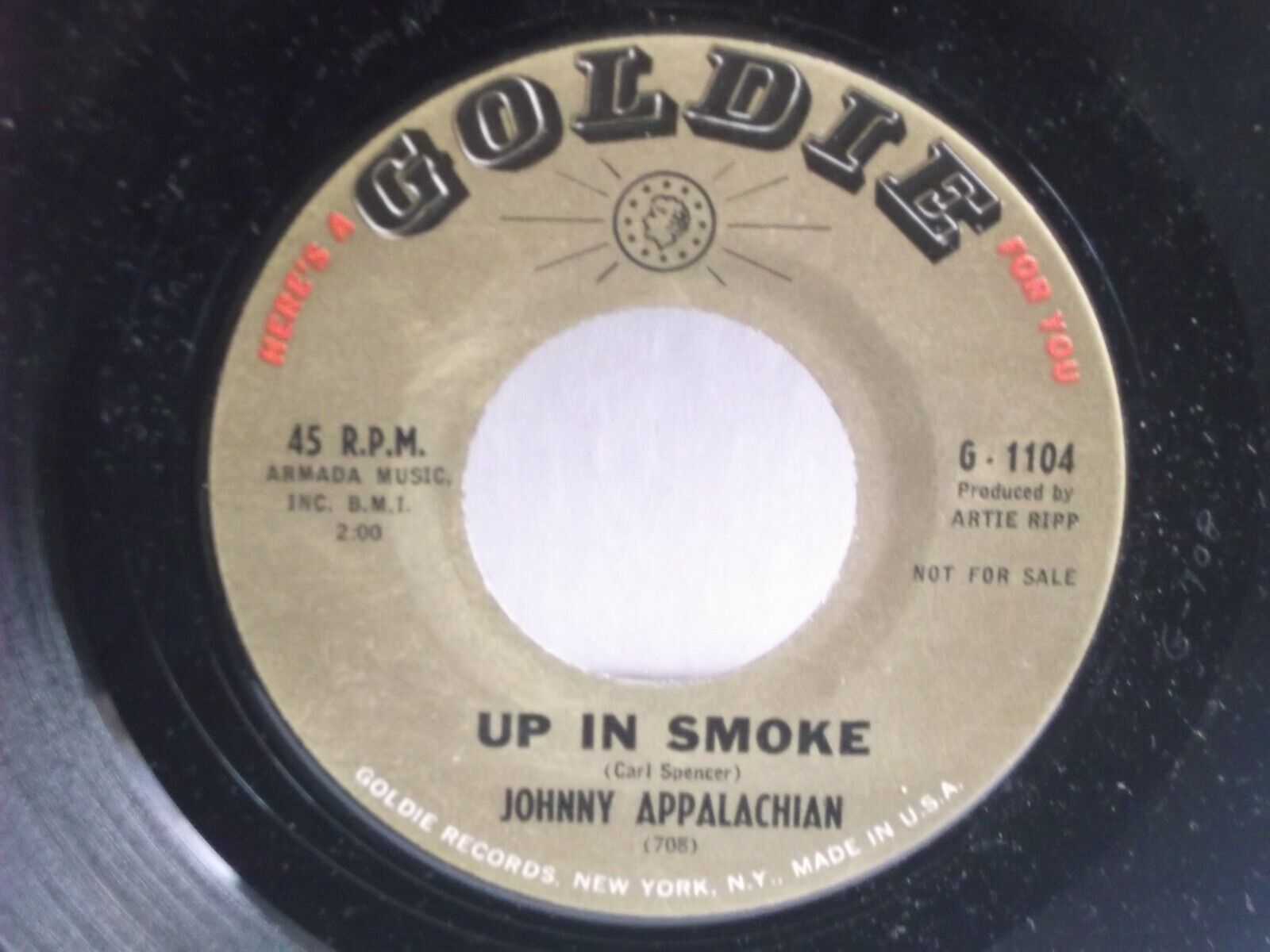 Johnny Appalachian,Goldie 1104,\'Up In Smoke\