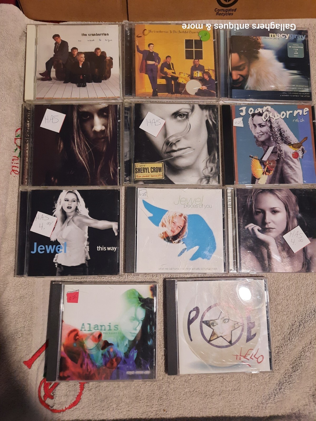  11 CD LOT All female artists Rock alternative Poe Cranberries  jewel cheryl