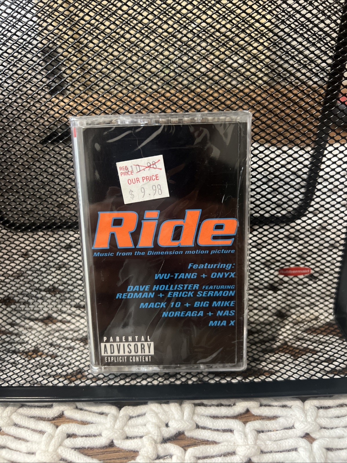 The Ride Original Soundtrack Cassette Tommy Boy 1998 Rap Hip Hop SEALED NOS