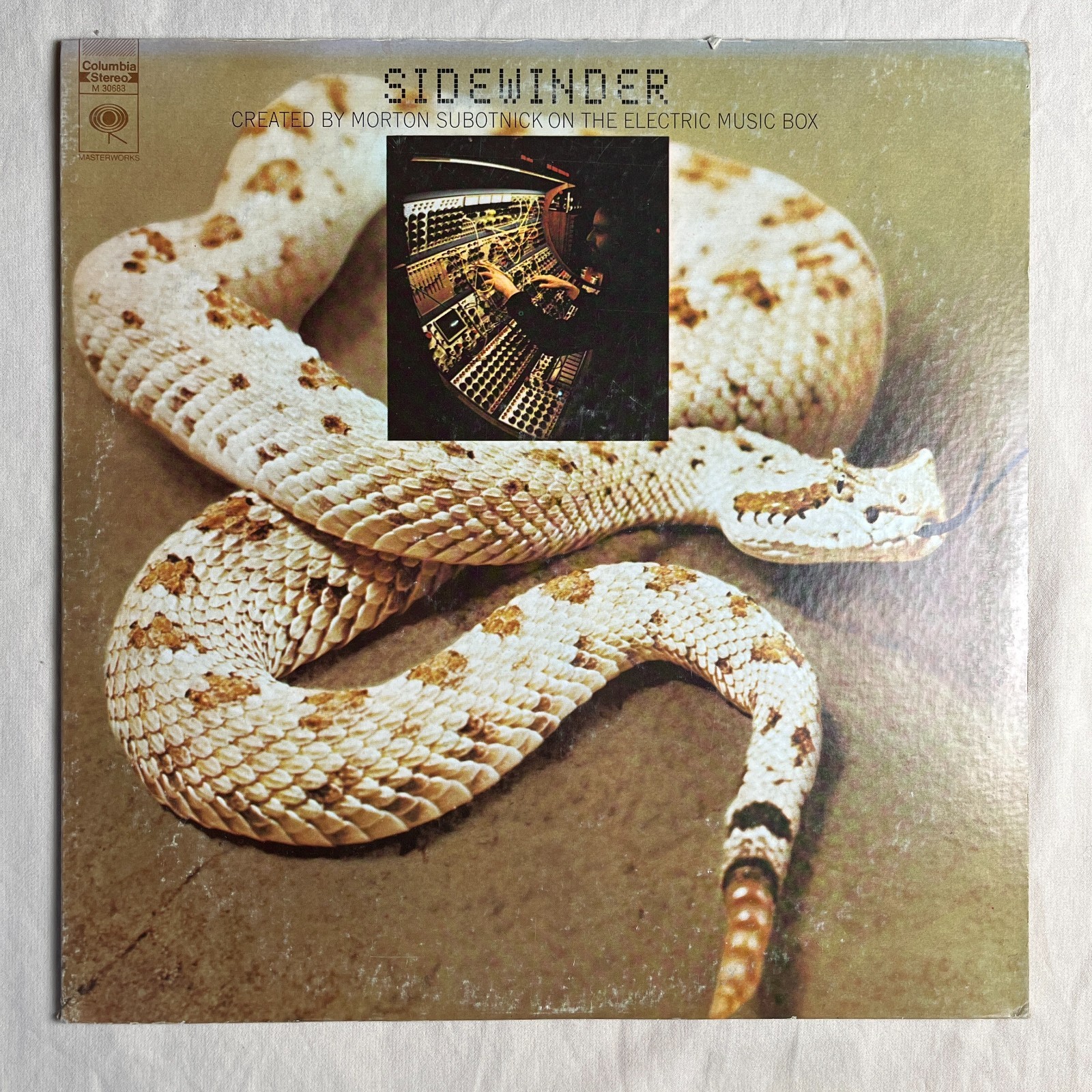MORTON SUBOTNICK Sidewinder 1971 Vinyl LP CBS Masterworks M 30683 - VG+