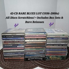 Rare Blues CD Lot 42 Pcs Linn County Screamin Jay Hawkins Varetta Dillard Box... picture