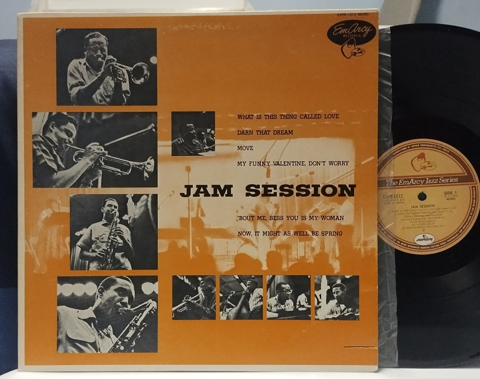 CLIFFORD BROWN-HERB GELLER Jam Session EX EMARCY LP 1982 Japan Press HAROLD LAND