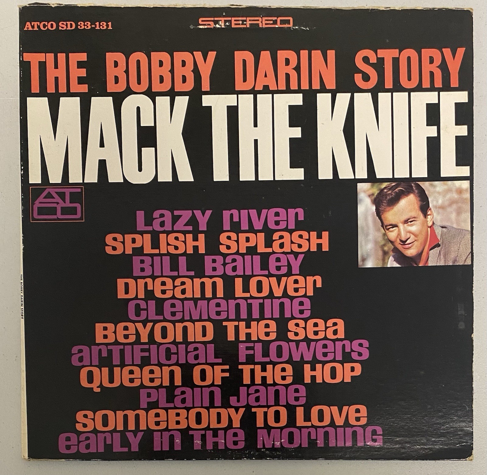 Bobby Darin The Bobby Darin Story Vinyl LP Mack The Knife Stereo Greatest Hits