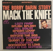 Bobby Darin The Bobby Darin Story Vinyl LP Mack The Knife Stereo Greatest Hits picture