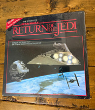 vintage 1983 vinyl record album titled The Story of Star Wars: Return of the Jed picture
