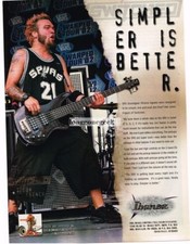 2002 IBANEZ SRX Soundgear Xtreme Electric Bass Guitar JASON FRENCH Vintage Ad  picture