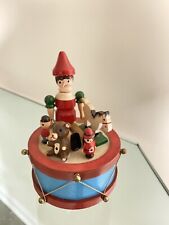 Vintage Music Memories Pinocchio Music Box wood Pinocchio i love you you love me picture