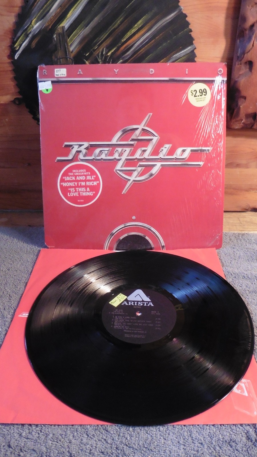 Raydio - Raydio - Self Titled Vinyl LP 1978 Arista AB 4163 Shrink