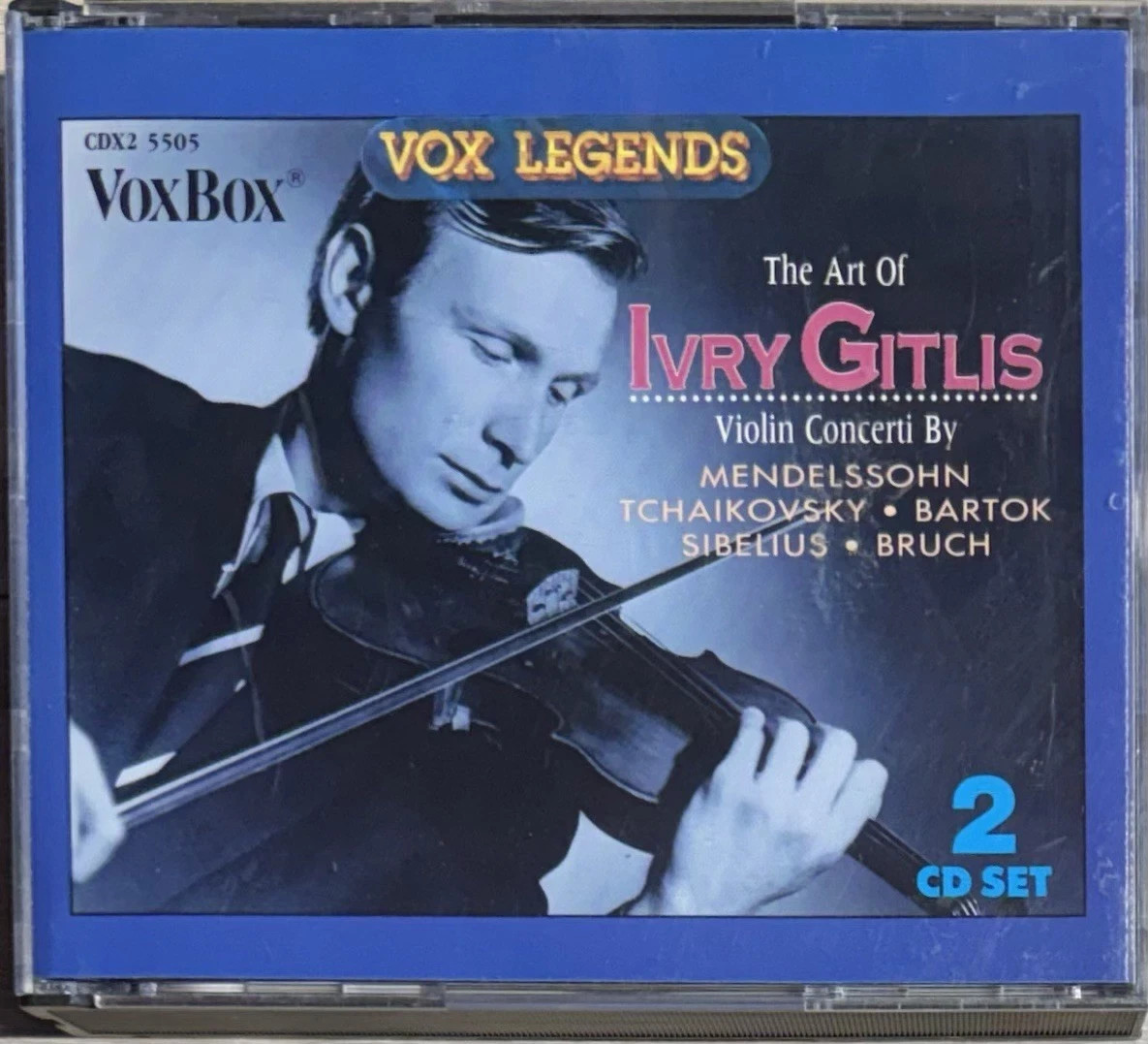 NEW (SEALED) - The Art of by Ivry Gitlis from Vox Legends (2xCDs)