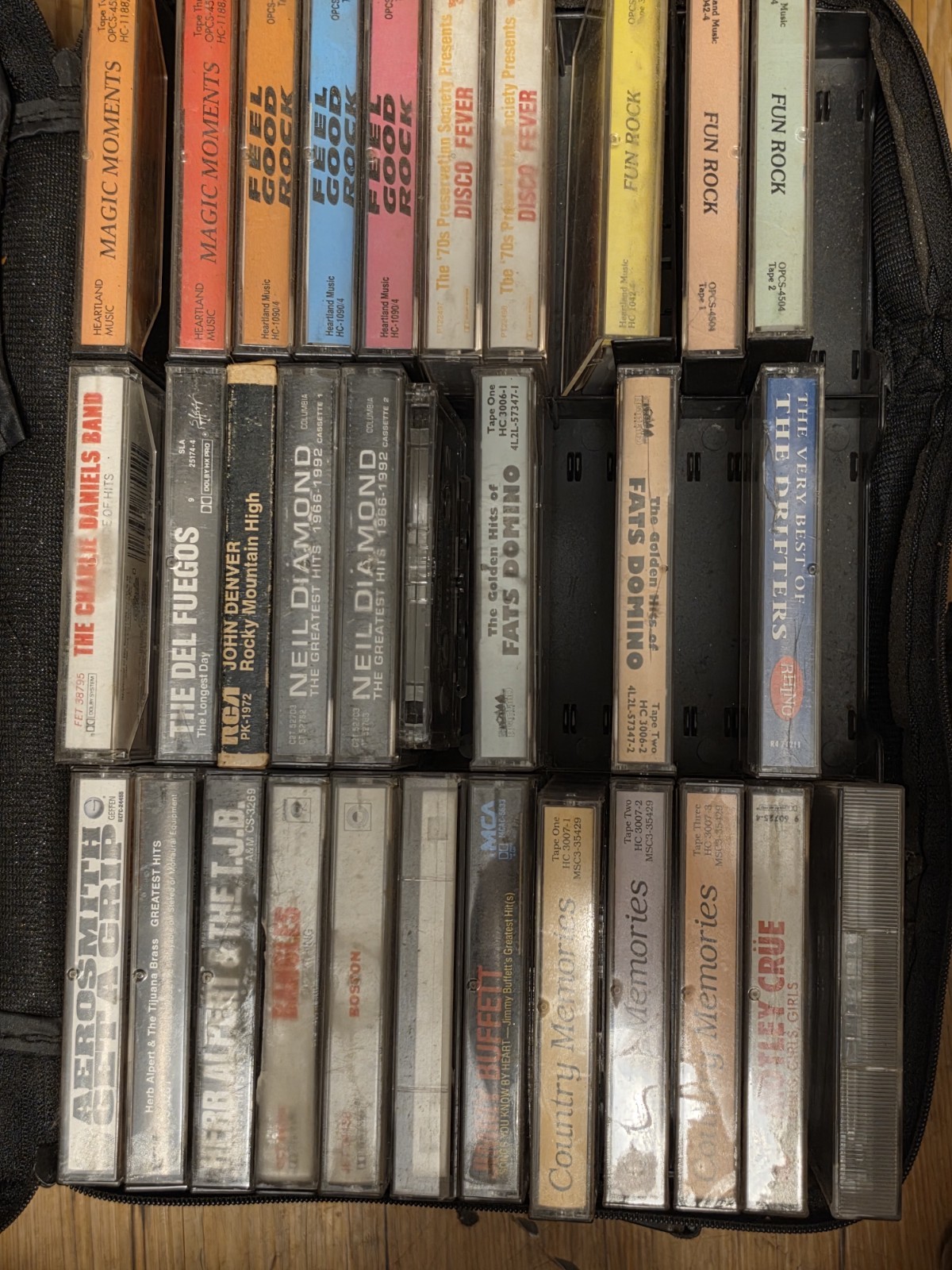 Lot of 65 Vintage Cassette Tapes 