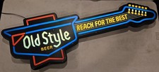 🎸 1980s Vintage Old Style Beer Guitar 