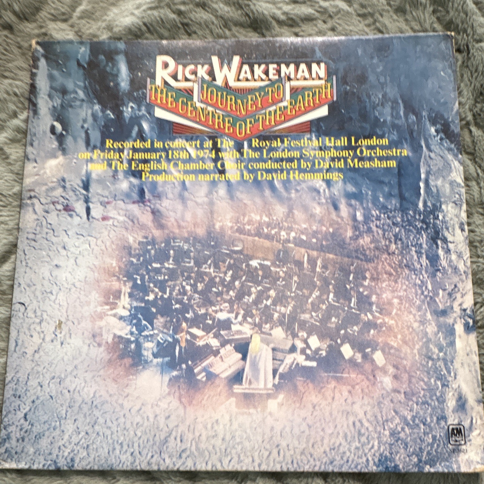 Rick Wakeman Journey to the Centre of the Earth LP A&M Records SP-3621