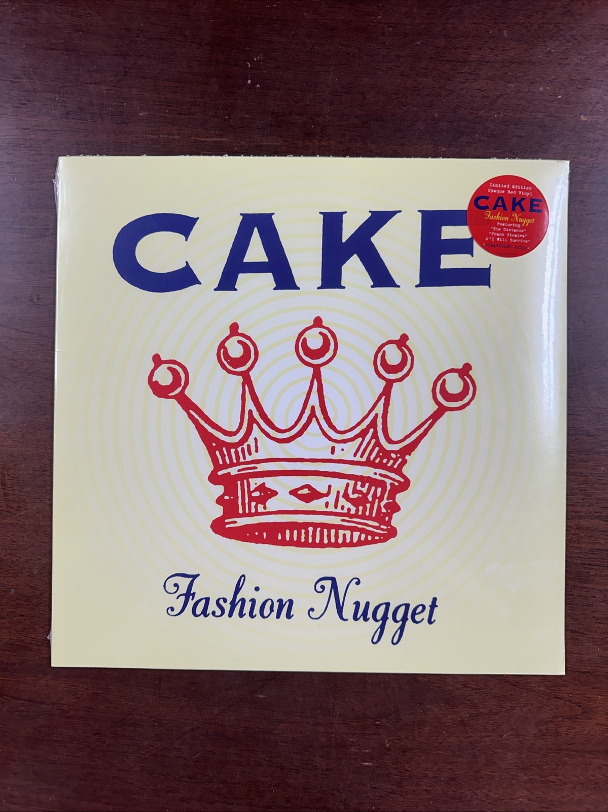 Cake - Fashion Nugget - Limited Edition Opaque Red Vinyl - Brand New & Sealed
