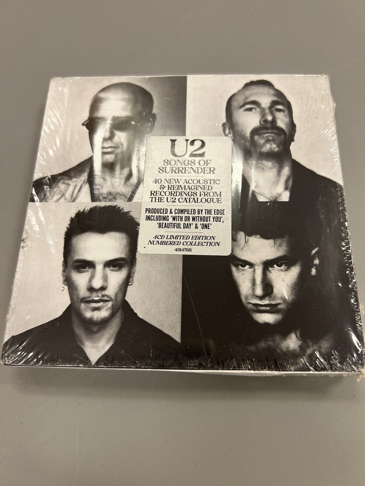 U2 SONGS OF SURRENDER 4 CD Limited Edition Numbered Collection New/Sealed damage