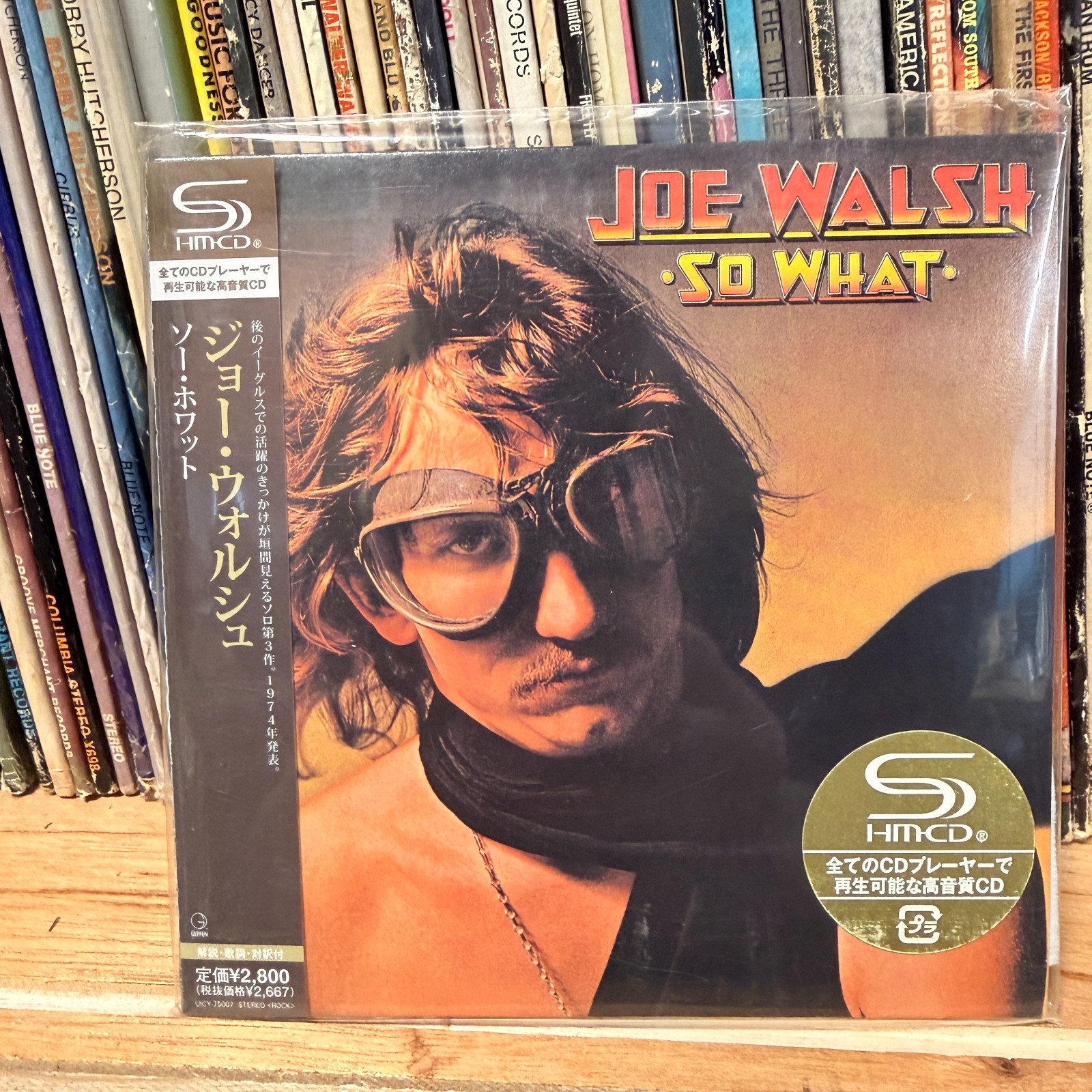 Joe Walsh ‎– So What	UICY-75007	JAPAN	LTD	mini-LP	SHM-CD	w/ OBI	Paper Sleeve