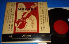 Reinhard Peters/Charles Rosen MOZART Violin Sonatas K.454 & K.481  London LL 674 picture