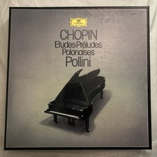 Chopin: Etudes Preludes Polonaises – Maurizio Pollini – DG 3LP Box Set picture