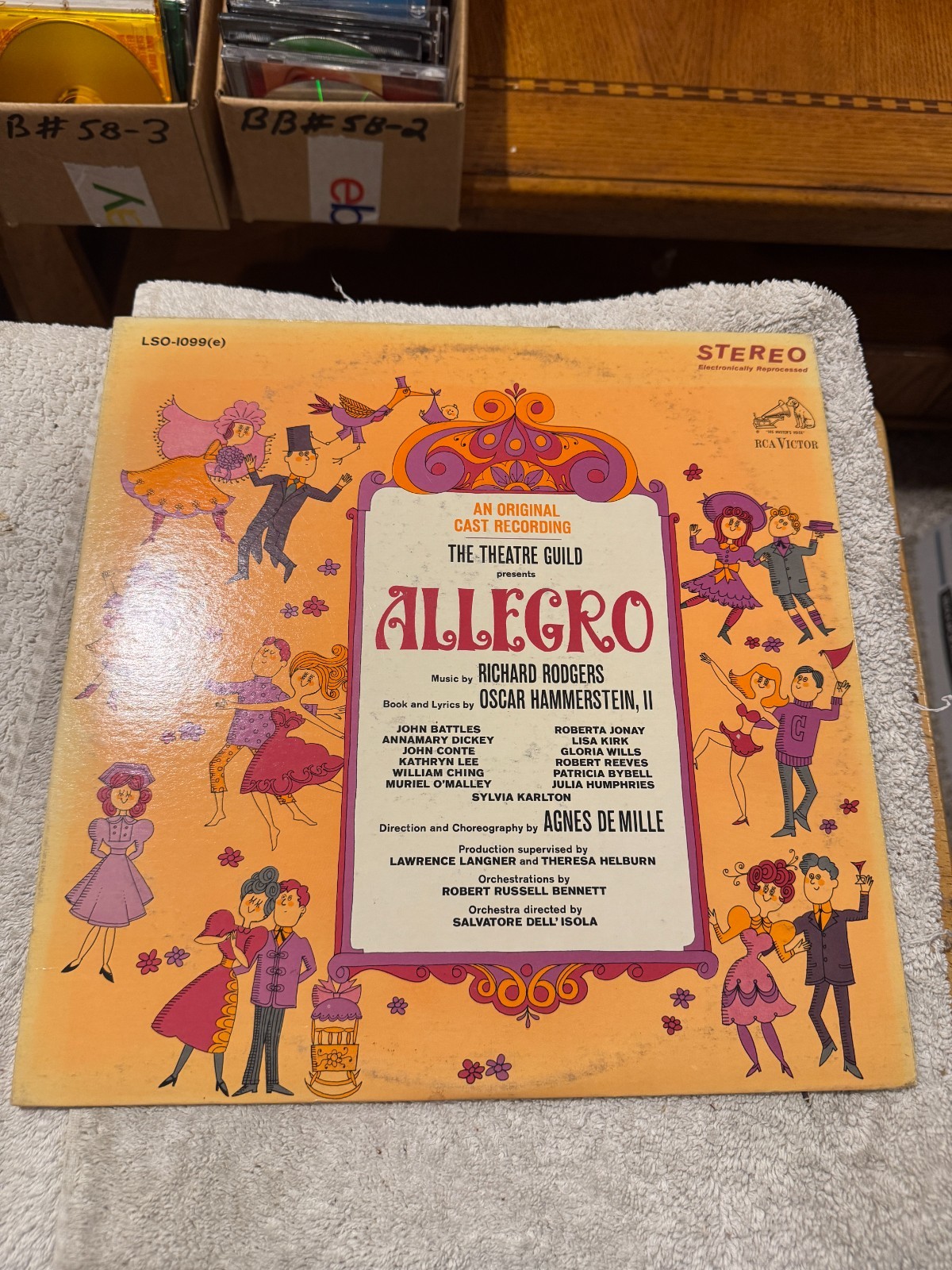 The Theatre Guild Presents Allegro - LP IN GOOD CONDITION WITH DUST SLEEVE