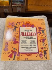 The Theatre Guild Presents Allegro - LP IN GOOD CONDITION WITH DUST SLEEVE picture