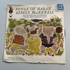 RARE VINTAGE 1953 Gisele MacKenzie Songs of Babar 7