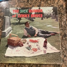 LENNY BRUCE - THE SICK HUMOR OF LENNY BRUCE LP VERY GOOD CONDITION RARE HUMOR picture