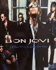 Original Vintage Bon Jovi I'll Sleep When I'm Dead Tour Program Australia 1993  picture