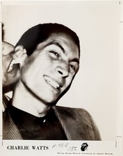 CHARLIE WATTS ROLLING STONES  8x10 Publicity Photo W/Editor Markings picture