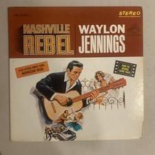 Waylon Jennings, LP, VG+, Nashville Rebel, LSP-3736 (Reissue) picture