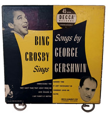 VTG Bing Crosby Sings Songs by George Gershwin 4 Record Set 1949 Unplayed RARE picture