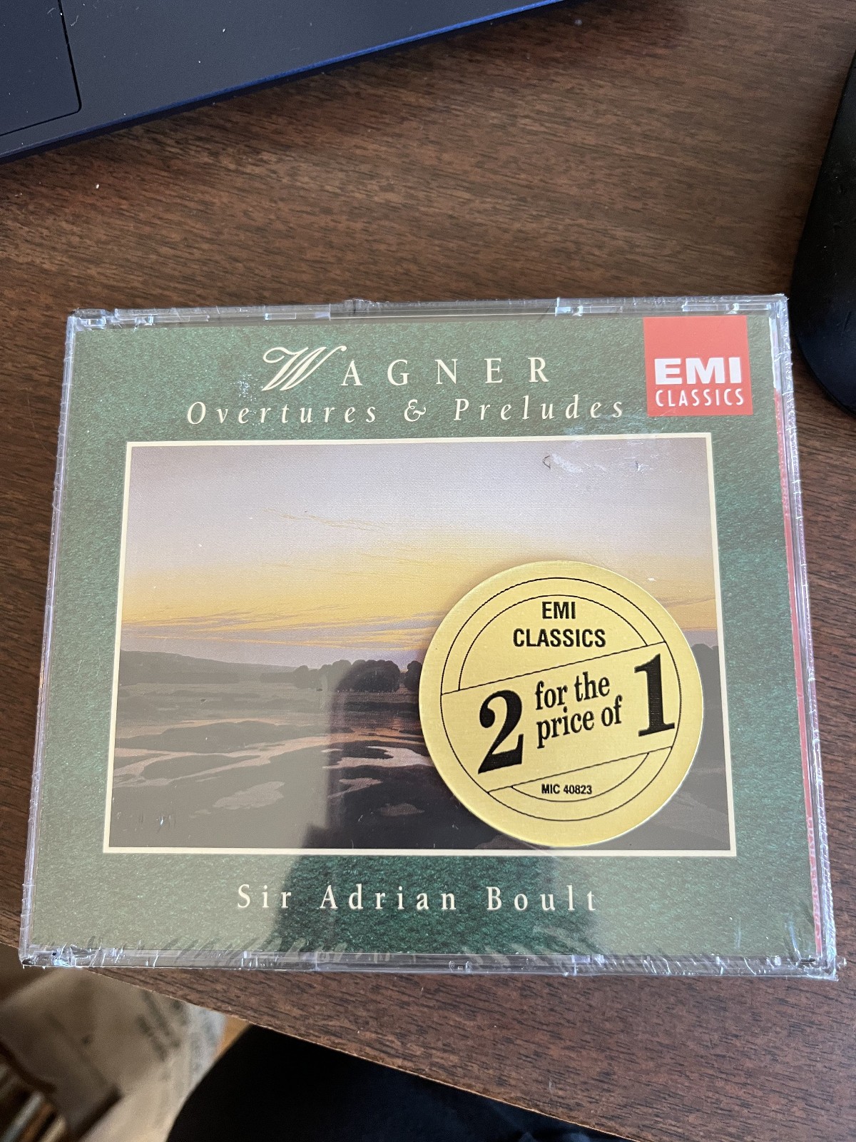 Wagner Overtures & Preludes 2 CD 1992 Adrian Boult Classical EMI FACTORY SEALED